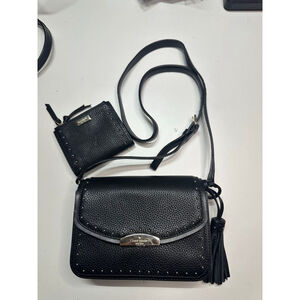 Women's Kate Spade Black Studded Crossbody Bag with Wallet, One Size